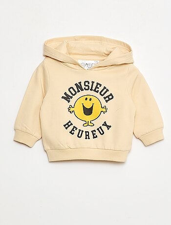 Effen katoenen trui 'Monsieur Madame'