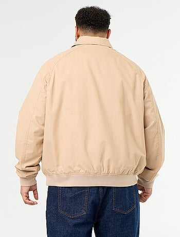 Effen korte blouson