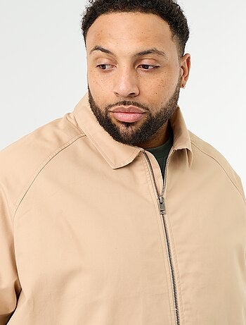 Effen korte blouson