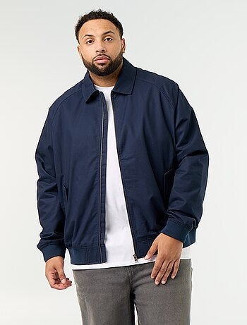 Effen korte blouson