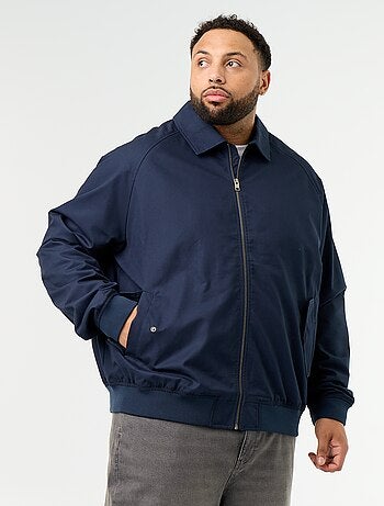 Effen korte blouson