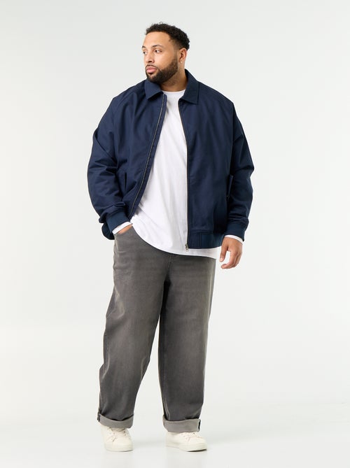 Effen korte blouson - Kiabi