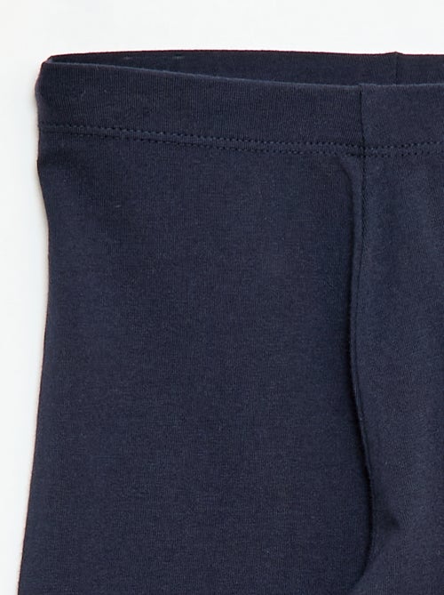 Effen korte legging - Kiabi