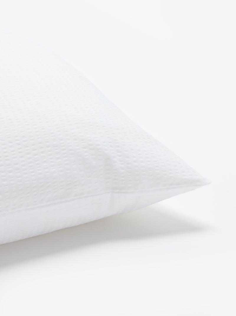 Effen kussensloop - 50 x 70 cm - KIABI Home Wit - Kiabi