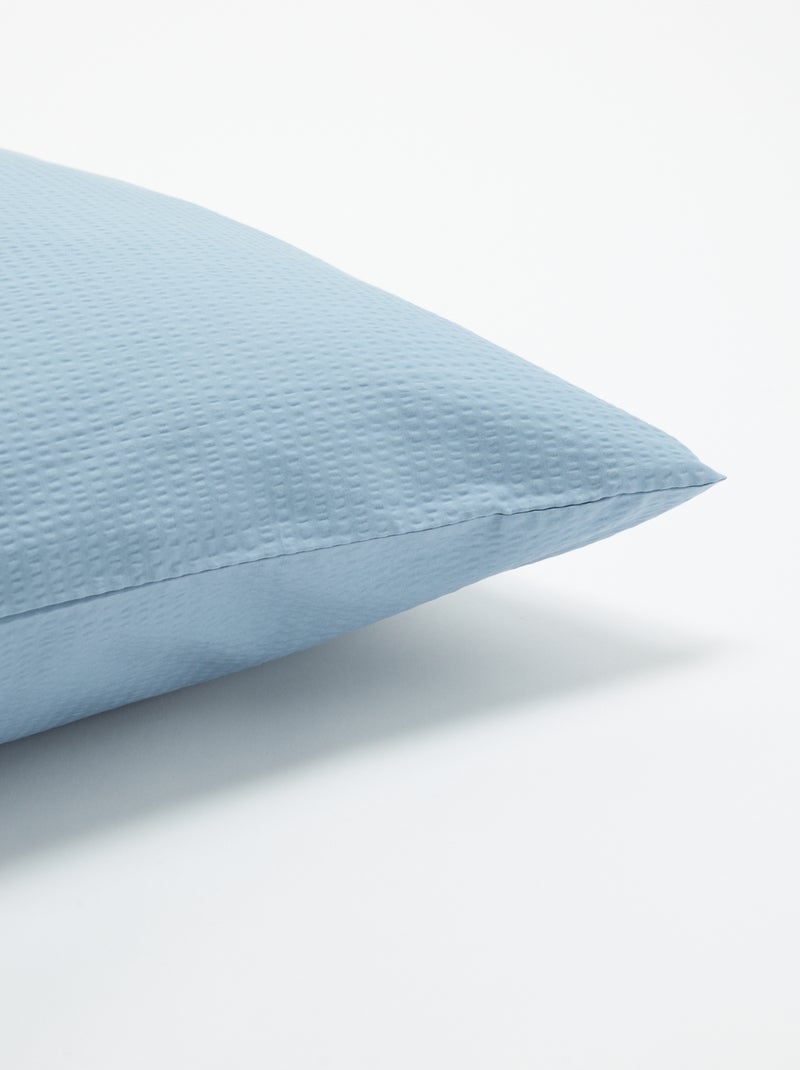Effen kussensloop - 63 x 63 cm - KIABI Home Blauw - Kiabi