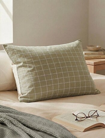 Effen kussensloop 50 x 70 cm - Kiabi Home