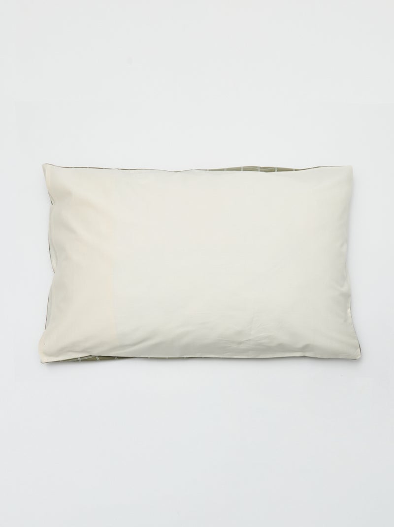 Effen kussensloop (50 x 70 cm) - Kiabi Home Geel - Kiabi