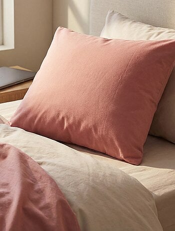 Effen kussensloop 63 x 63 cm - Kiabi Home