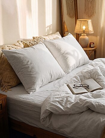 Effen kussensloop 63 x 63 cm - Kiabi Home