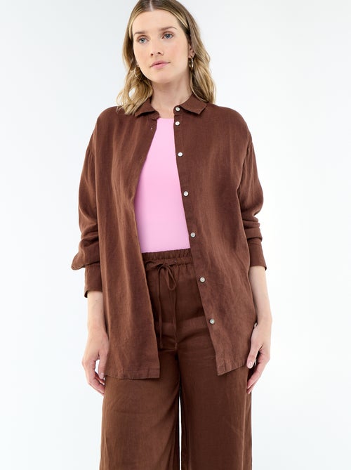 Effen lange blouse - Kiabi Effen lange blouse - Kiabi