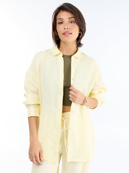 Effen lange blouse - Kiabi Effen lange blouse - Kiabi