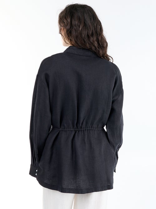 Effen lange blouse - Kiabi