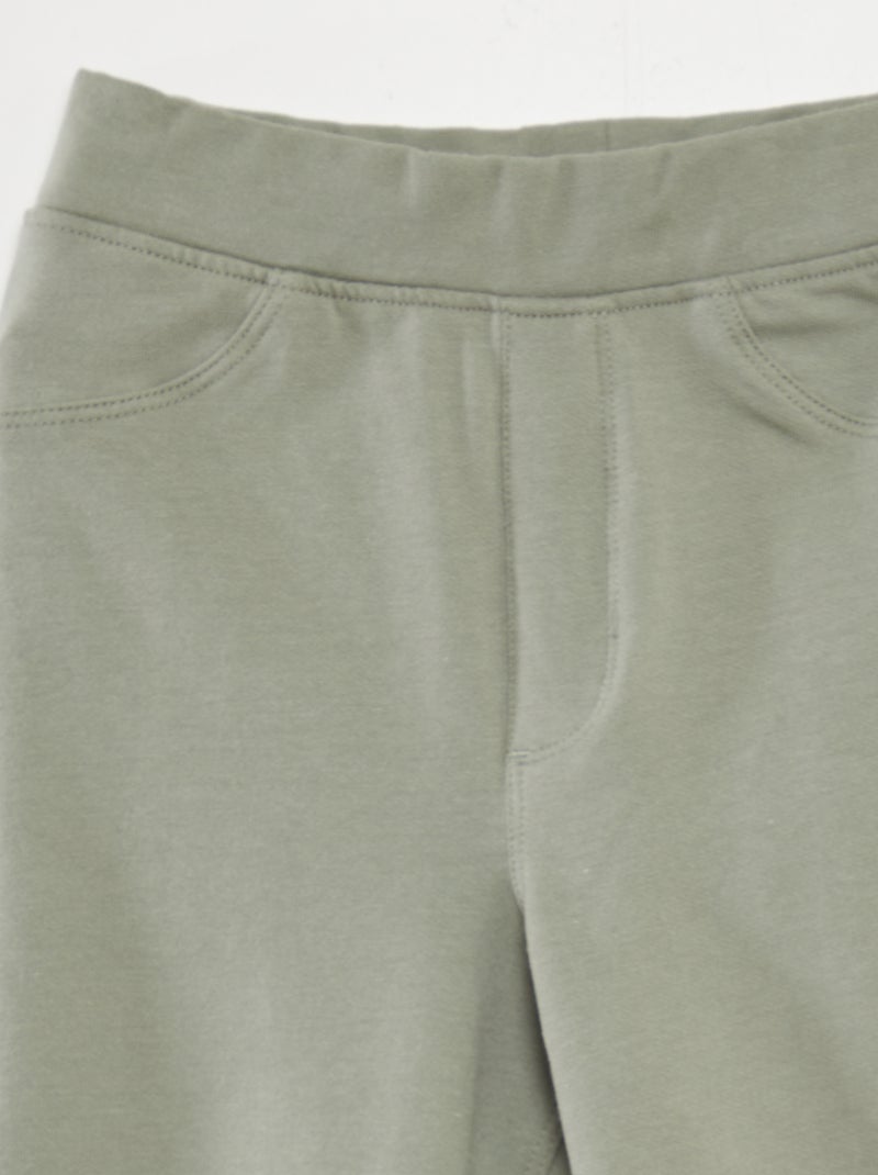 Effen legging grijs - Kiabi