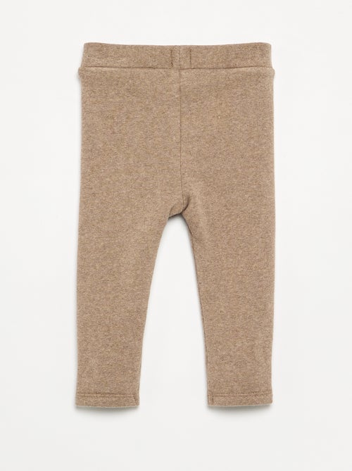 Effen legging van geruwd tricot - Kiabi Effen legging van geruwd tricot - Kiabi
