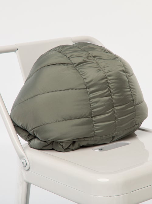 Effen licht donsjack met capuchon - Kiabi