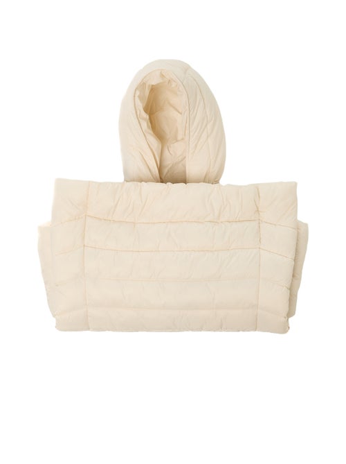 Effen licht donsjack met capuchon - Kiabi