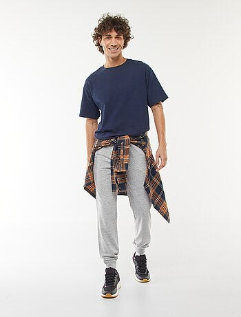 Effen lichte joggingbroek