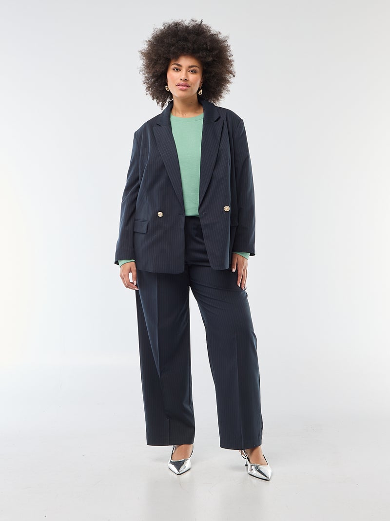 Effen lichte sweater met ronde hals Groen - Kiabi