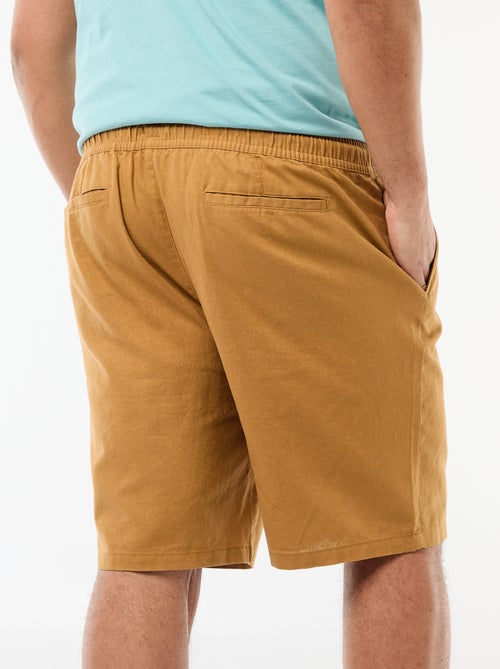 Effen lichtgewicht bermuda met 4 zakken - Kiabi