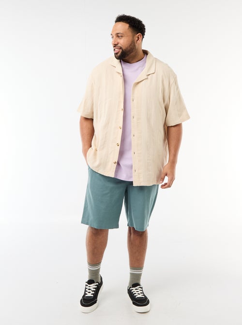 Effen lichtgewicht bermuda met 4 zakken - Kiabi