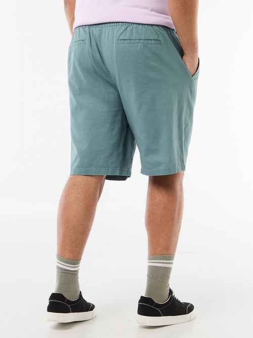 Effen lichtgewicht bermuda met 4 zakken - Kiabi