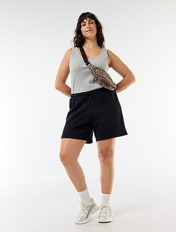 Effen lichtgewicht molton short