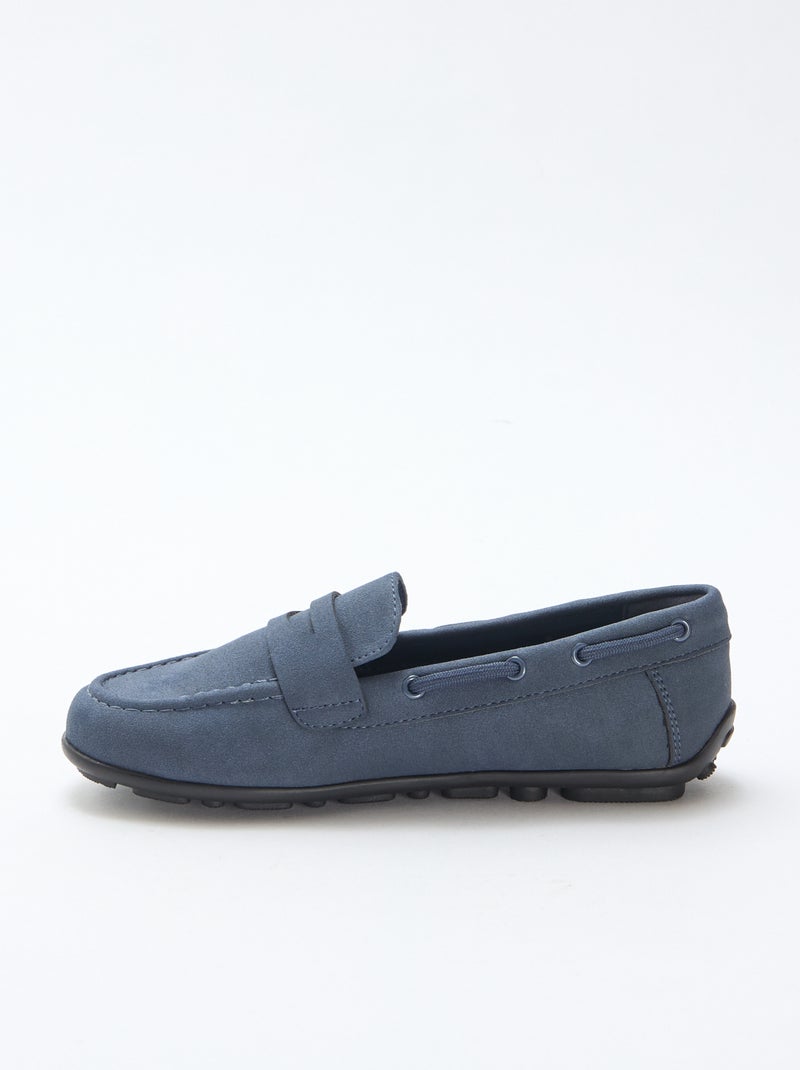 Effen loafers Blauw - Kiabi