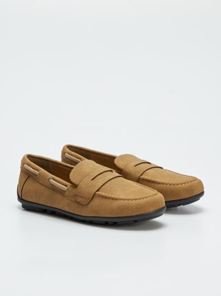 Effen loafers/bootschoenen