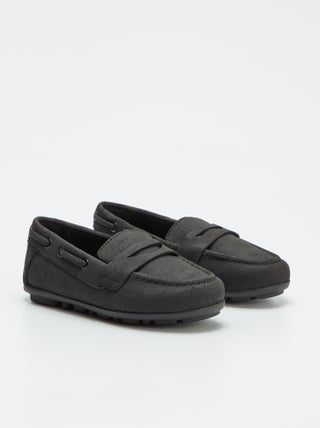 Effen loafers/bootschoenen