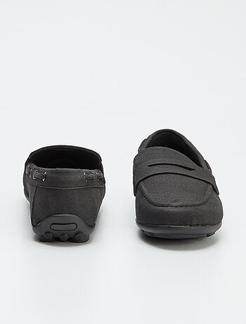 Effen loafers/bootschoenen