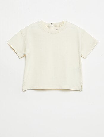 Effen mouwloos T-shirt