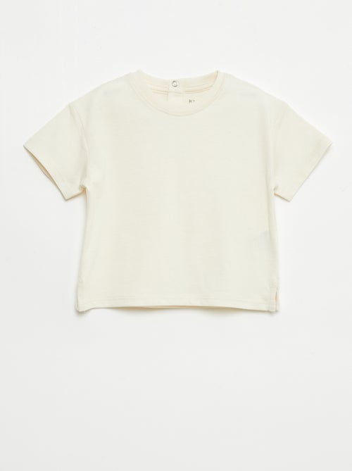 Effen mouwloos T-shirt - Kiabi