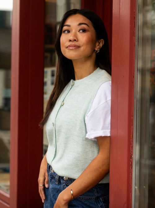 Effen mouwloos vest - Kiabi