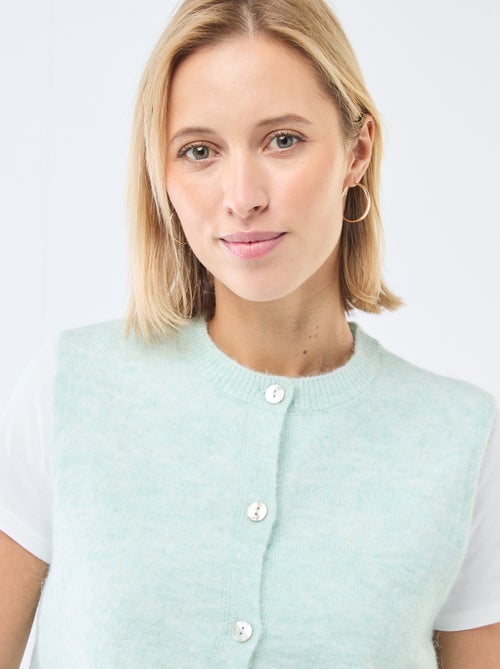 Effen mouwloos vest - Kiabi