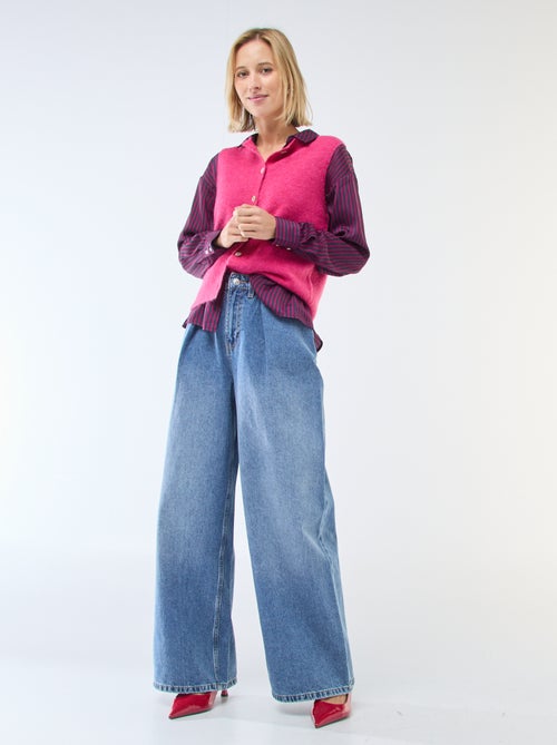 Effen mouwloos vest - Kiabi