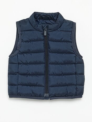 Effen mouwloze gewatteerde bodywarmer