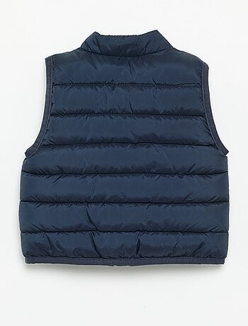 Effen mouwloze gewatteerde bodywarmer