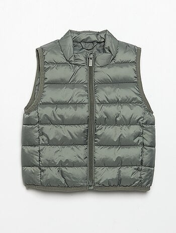 Effen mouwloze gewatteerde bodywarmer
