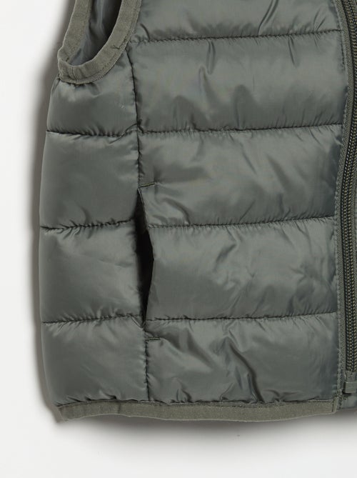 Effen mouwloze gewatteerde bodywarmer - Kiabi
