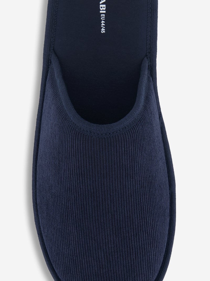 Effen muilpantoffels Blauw - Kiabi