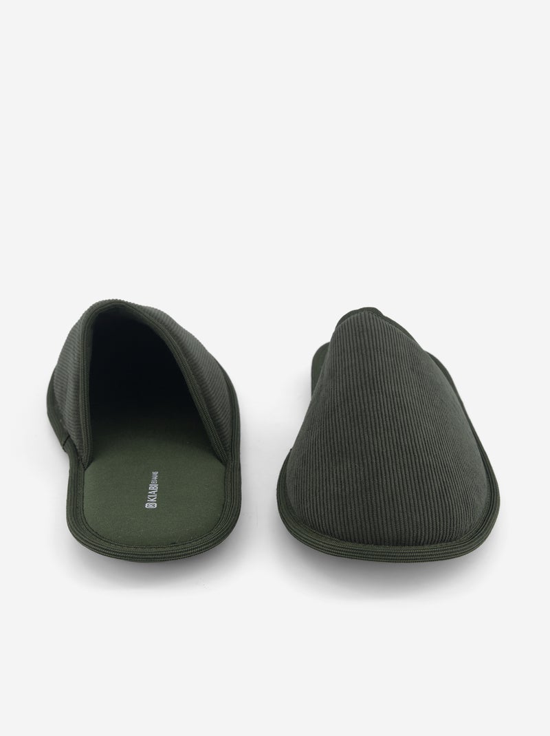 Effen muilpantoffels Kaki - Kiabi