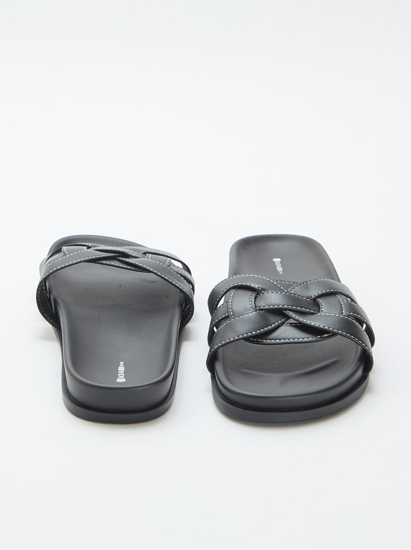 Effen muiltjes Zwart - Kiabi