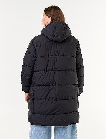 Effen parka met capuchon
