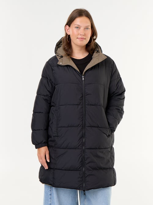 Effen parka met capuchon - Kiabi Effen parka met capuchon - Kiabi