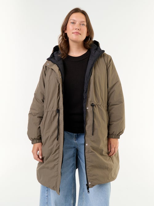 Effen parka met capuchon - Kiabi Effen parka met capuchon - Kiabi
