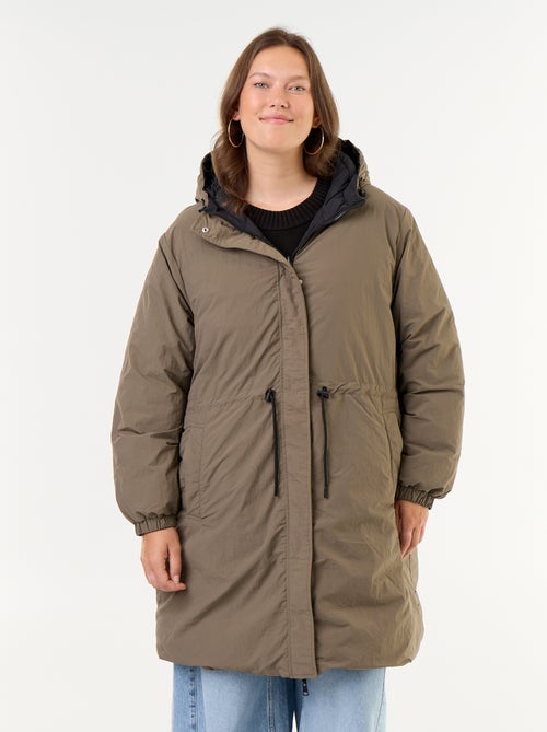 Effen parka met capuchon - Kiabi Effen parka met capuchon - Kiabi
