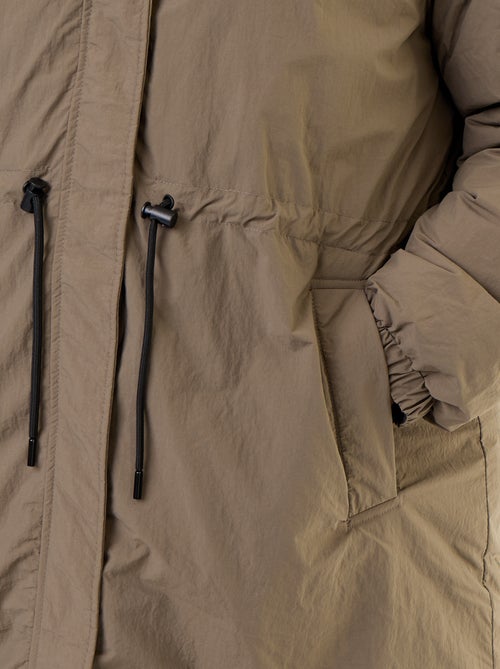 Effen parka met capuchon - Kiabi Effen parka met capuchon - Kiabi