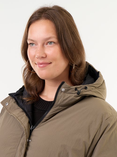 Effen parka met capuchon - Kiabi Effen parka met capuchon - Kiabi