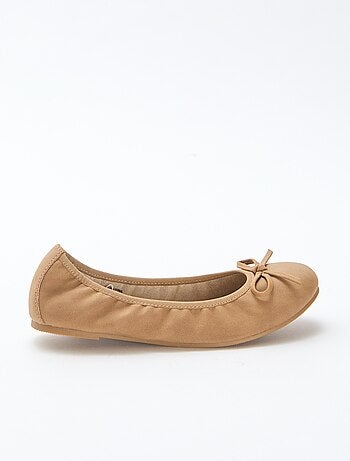 Effen platte ballerina's
