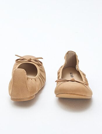 Effen platte ballerina's